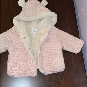 BabyGap Pink Winter Coat, 0-3 Months